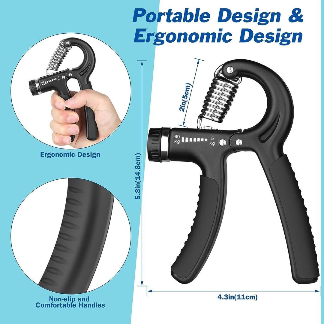 Adjustable Hand Grip Strengthener 5–60kg