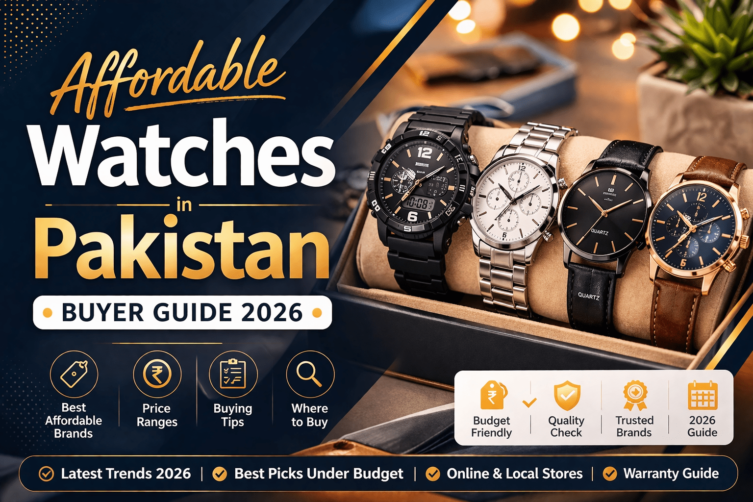 Affordable Watches in Pakistan – Buyer Guide 2026